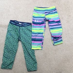 Kids Under Armour cropped leggings/tights